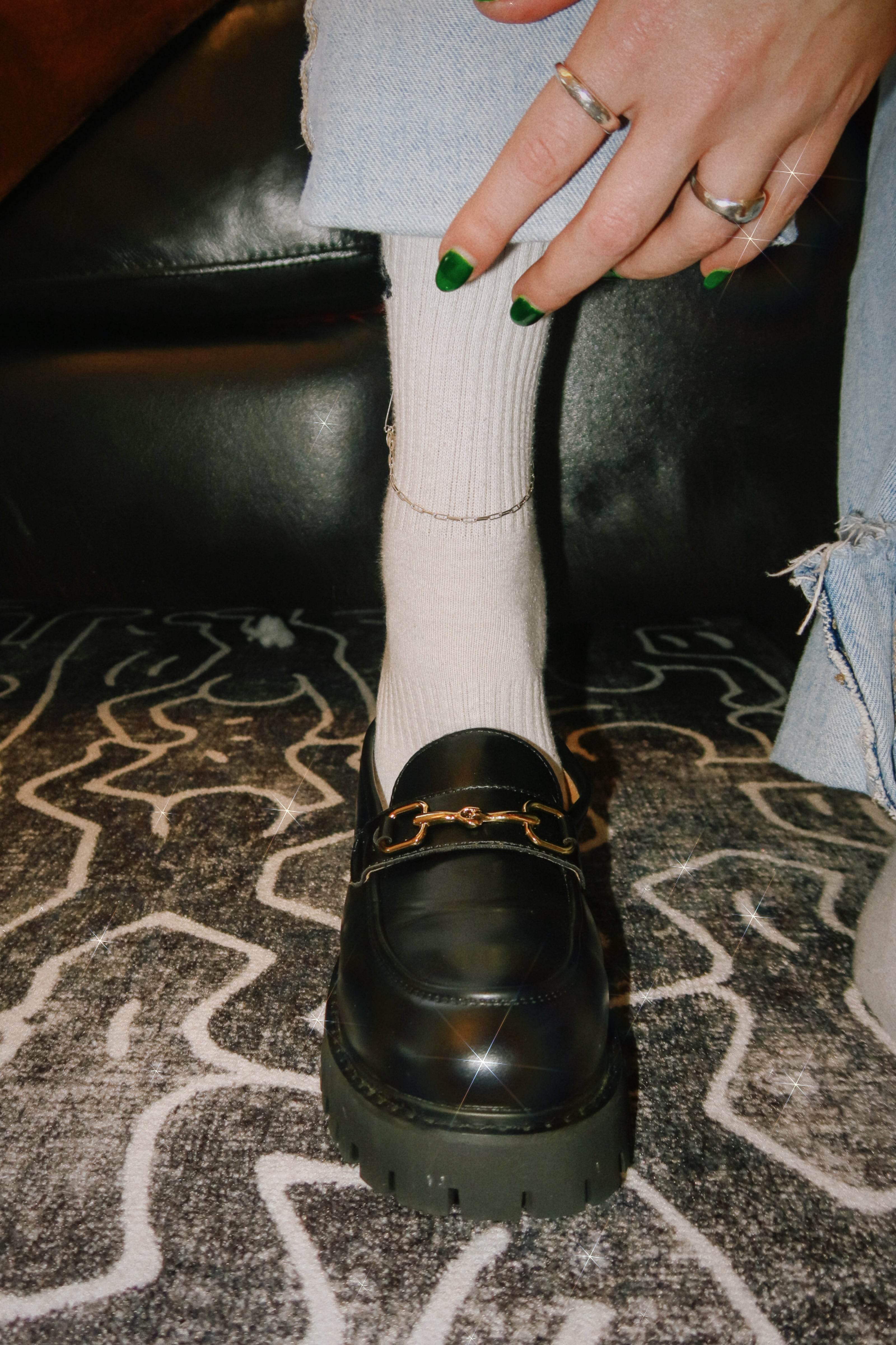 Paperclip Chain Anklet