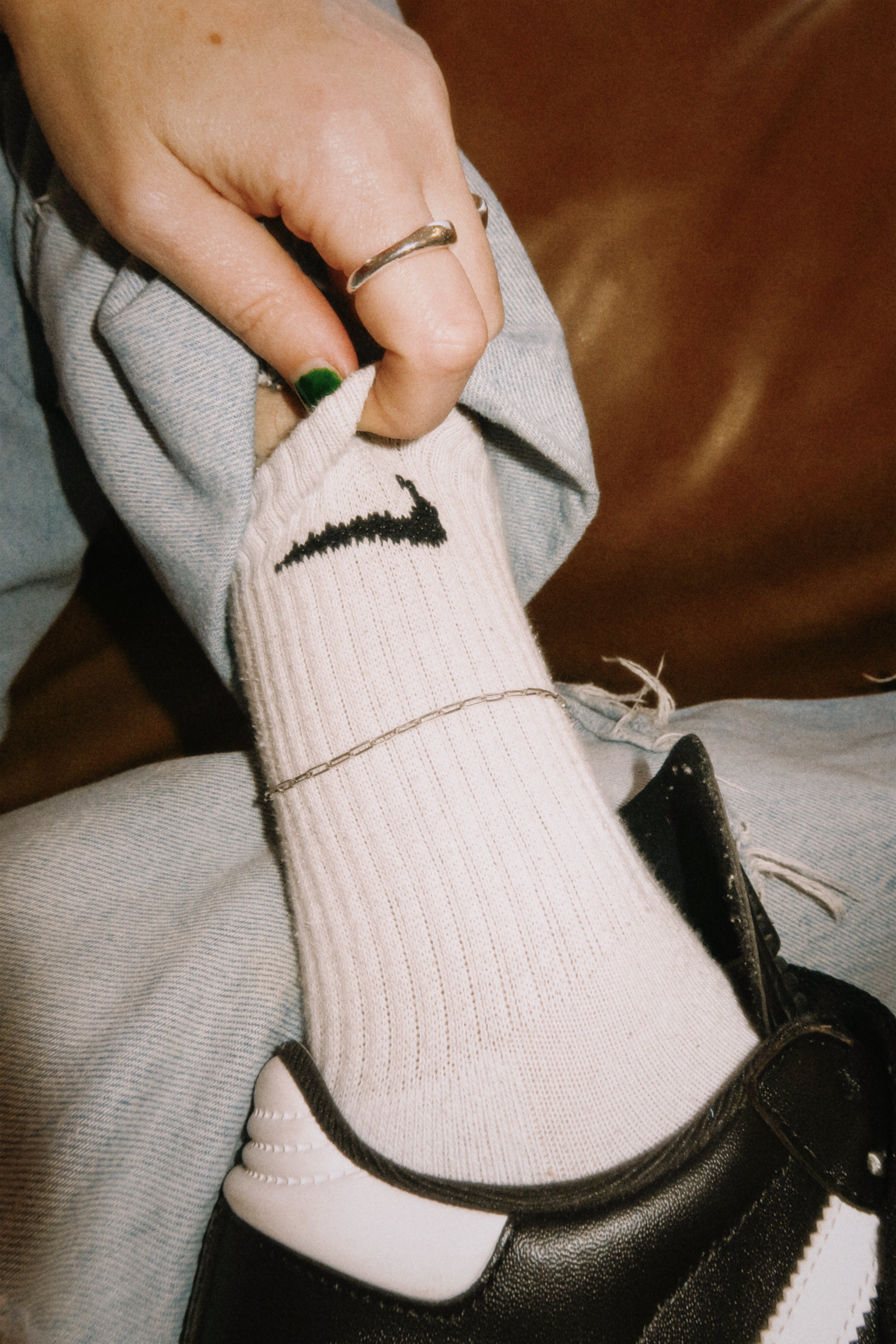 Paperclip Chain Anklet