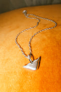 Horn Heart Pendant Necklace